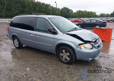2006 Dodge Grand Caravan Sxt из США, поврежденный, VIN 2D4GP44L96R789238